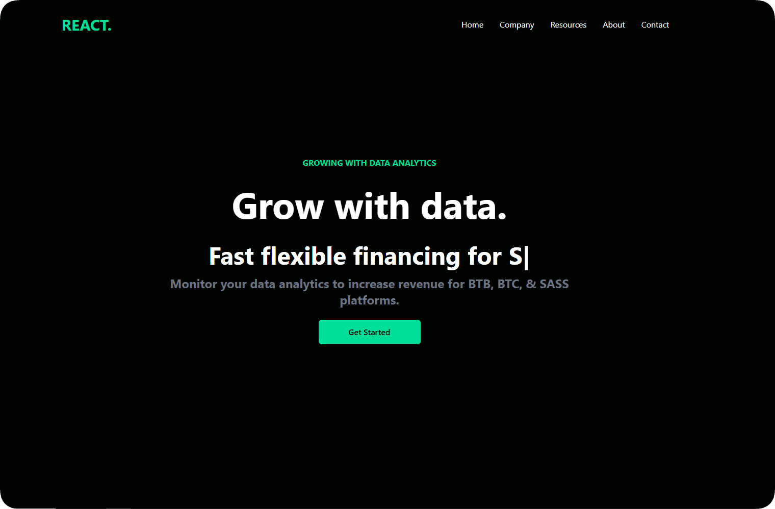 Data Finance Website
